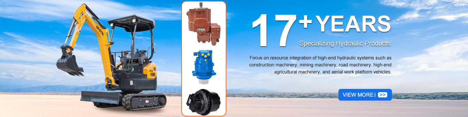 Excavatrice Moteur de rotation
